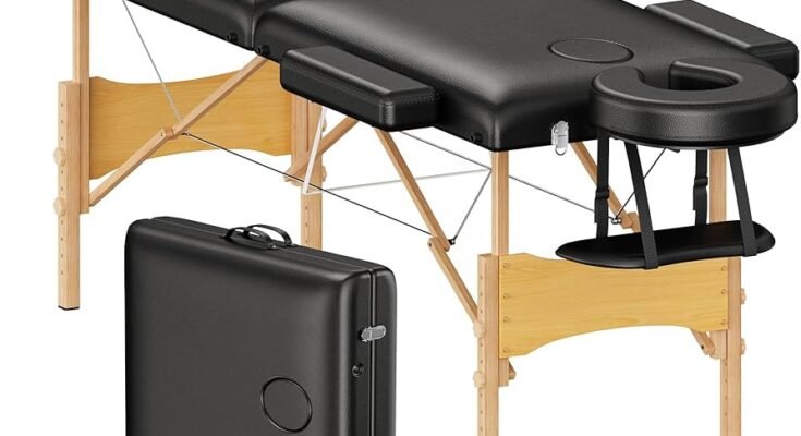 Wooden And Aluminum Massage Tables